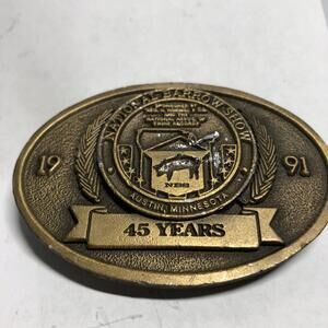 1991 National Barrow Show 45 Years - Limited Edition Belt Buckle #2 of 100
